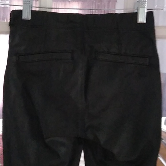 DL1961 Haven Legging Faux Leather Asphalt Skinny Raw Hem - Size 23 - Picture 5 of 8